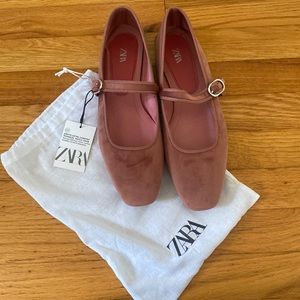 Zara Velvet Shoes